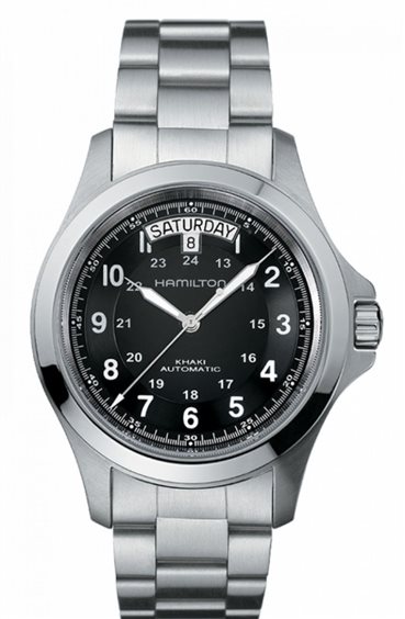 Orologio Hamilton Uomo Khaki Field Mechanical Officer in Acciaio H64475130 - H64475130